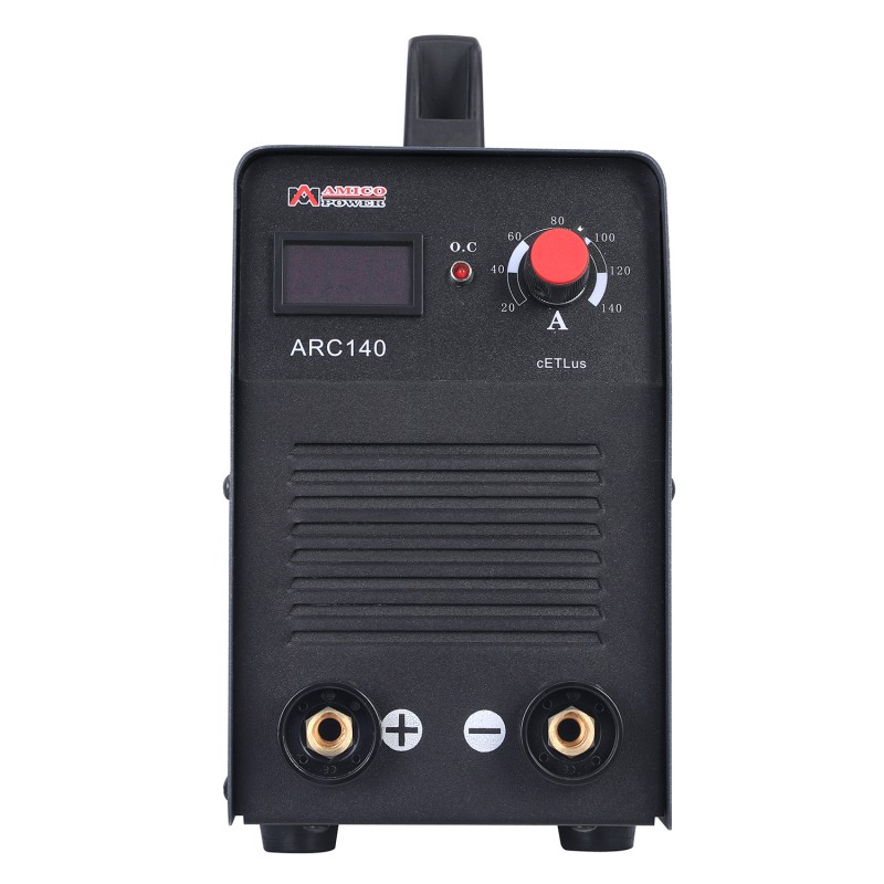ARC-140, 140 Amp Stick Arc DC Welder Digital Display LCD Inverter Welding