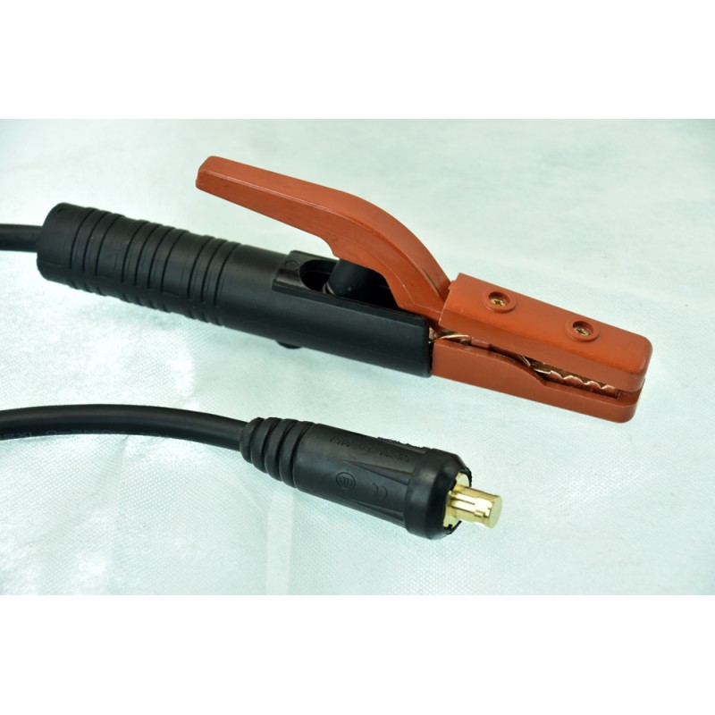 EH-500A, 500 Amp Stick Electrode Holder and 10 ft. Cable Assembly, 35-50mm Lead Dines.